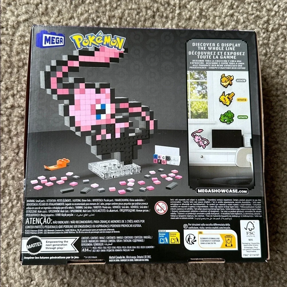 Mega Pokémon Mew Pixel Art Set